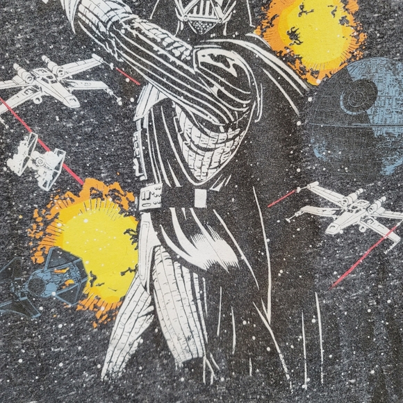 💕 Star Wars Gray Graphic Tee Boy's Size XL - Picture 5 of 9